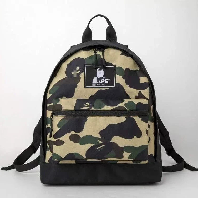 BAPE Camo Nylon Backpack - Camo Backpack - View 1