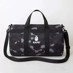 BAPE Camo Nylon Gym Duffel Bag - Detail View 5