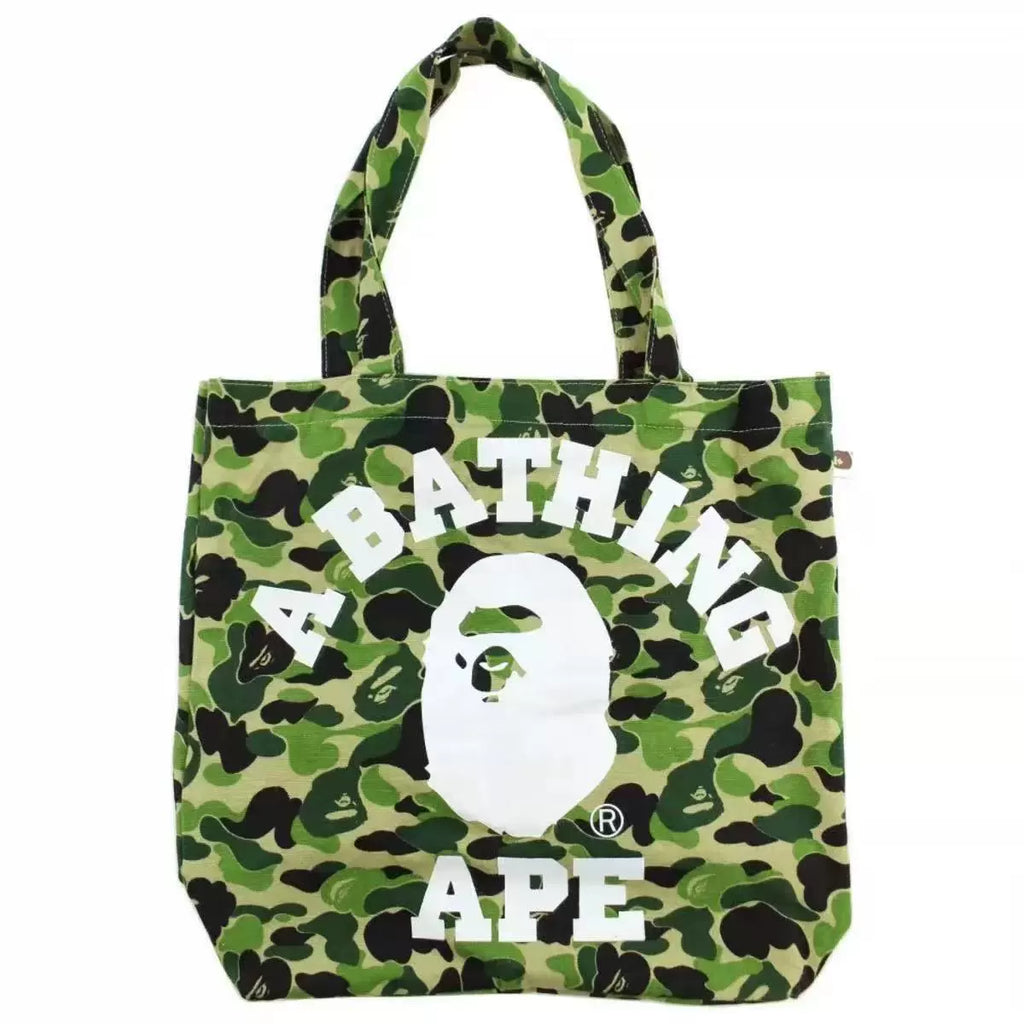 BAPE Camo Graphic Canvas Tote Bag - Detail View 3