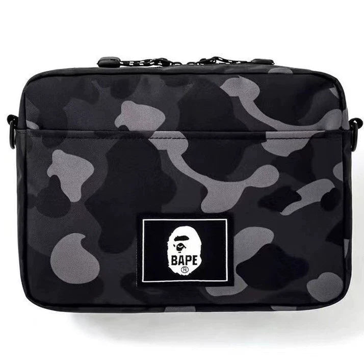 Camo Plush Crossbody Shoulder Bag - Detail View 2