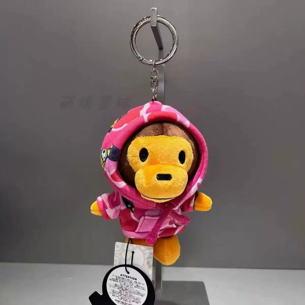 Baby Milo Camo Cartoon Plush Keychain Charm - Detail View 7