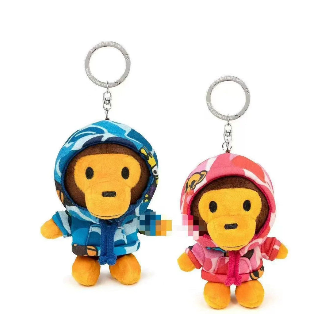 Baby Milo Camo Cartoon Plush Keychain Charm - Detail View 5