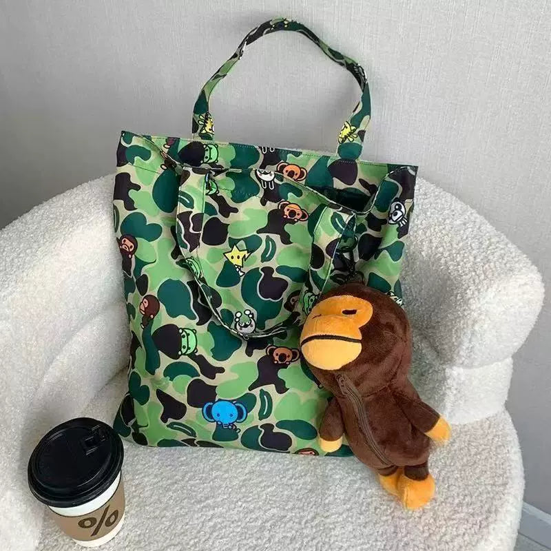 Baby Milo Camo Cartoon Crossbody Shoulder Bag - Detail View 4