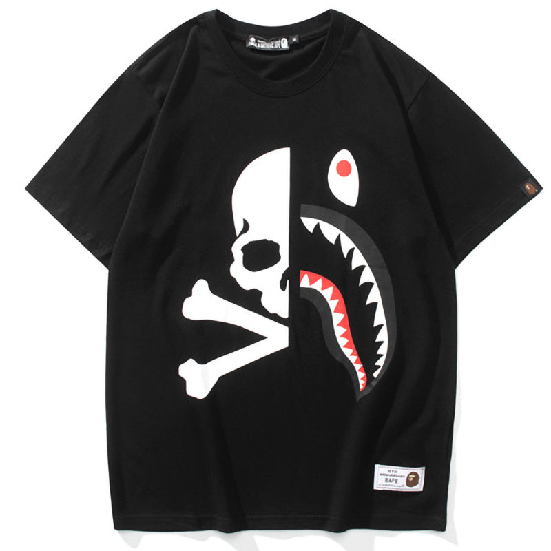 BAPE x Mastermind Half Shark MMB Tee - image 2