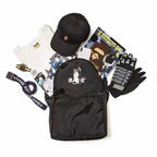 BAPE Nylon Graphic Backpack Edition 9395 - Black Backpack - View 1