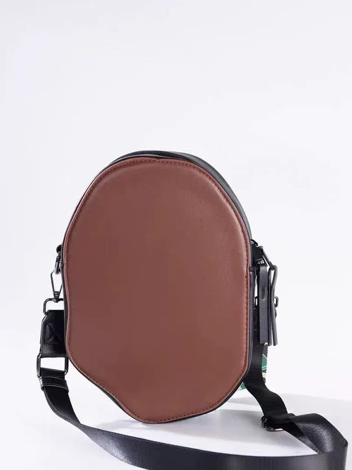 BAPE PU Leather Graphic Crossbody Shoulder Bag - Detail View 4
