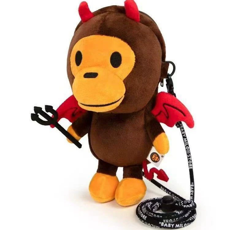Baby Milo Cartoon Plush Phone Crossbody Bag - Detail View 2