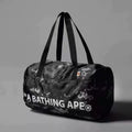 BAPE Camo Gym Duffel Bag - Black Camo Gym Bag - View 1