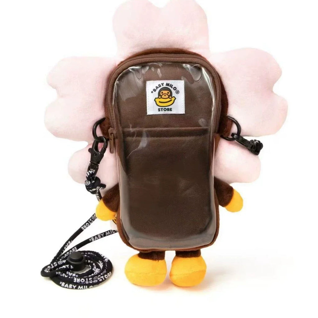 Baby Milo Cartoon Plush Crossbody Shoulder Bag - Detail View 3