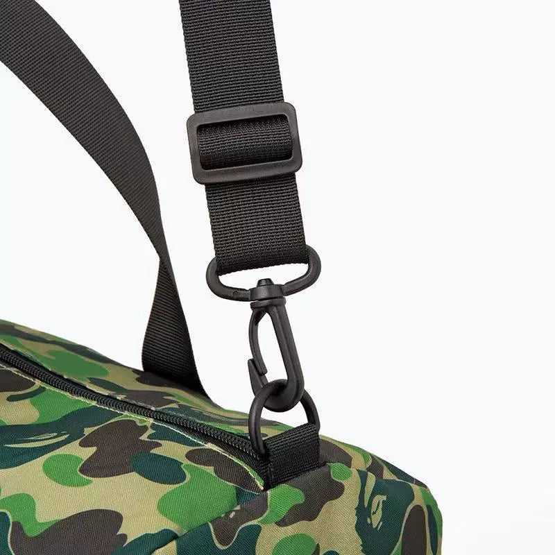 BAPE Camo Water-resistant Gym Duffel Bag - Detail View 4