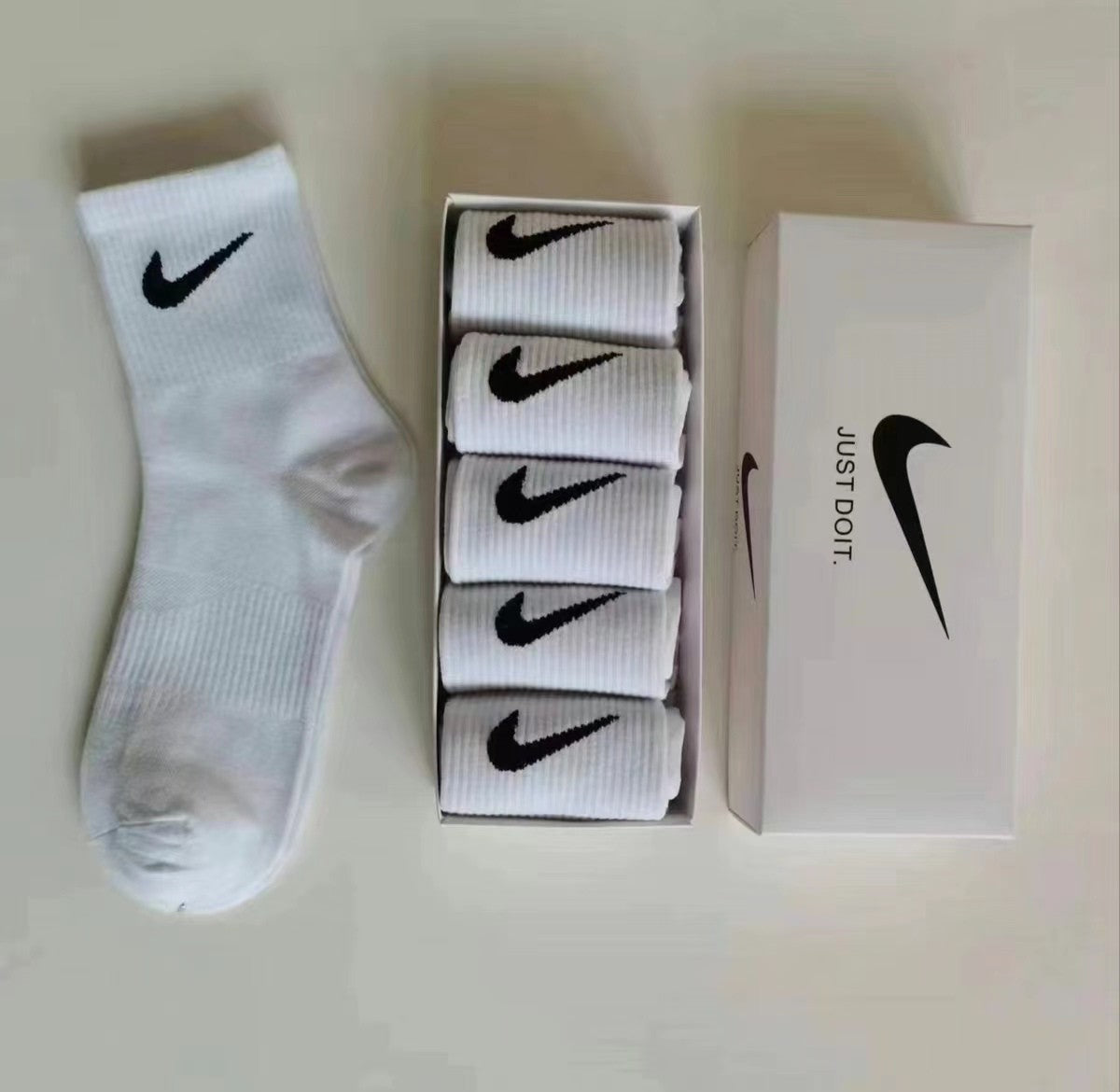 Nike Mid-Cut Socks – 5 Pairs