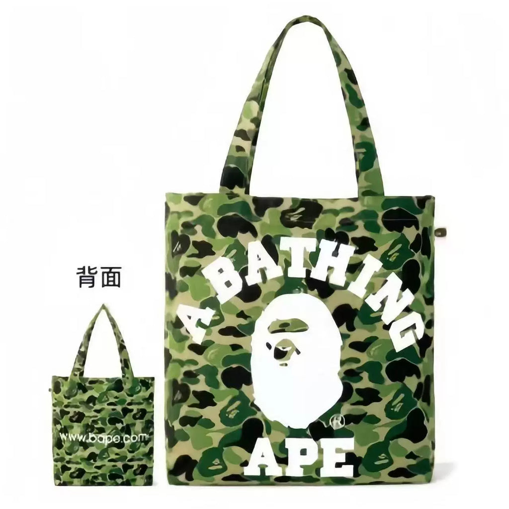 BAPE Camo Graphic Canvas Tote Bag - Detail View 2