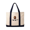 BAPE Canvas Tote Bag - Colorblock Canvas Tote - View 1