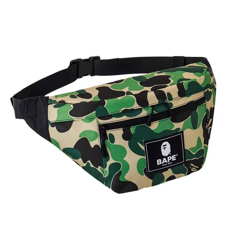 BAPE Camo Water-resistant Chest Sling Bag - Detail View 5