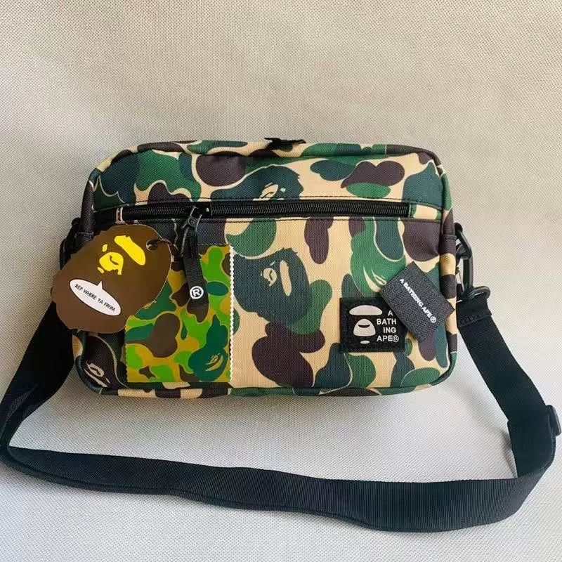 BAPE Camo Nylon Crossbody Shoulder Bag Edition 6379 - Detail View 7