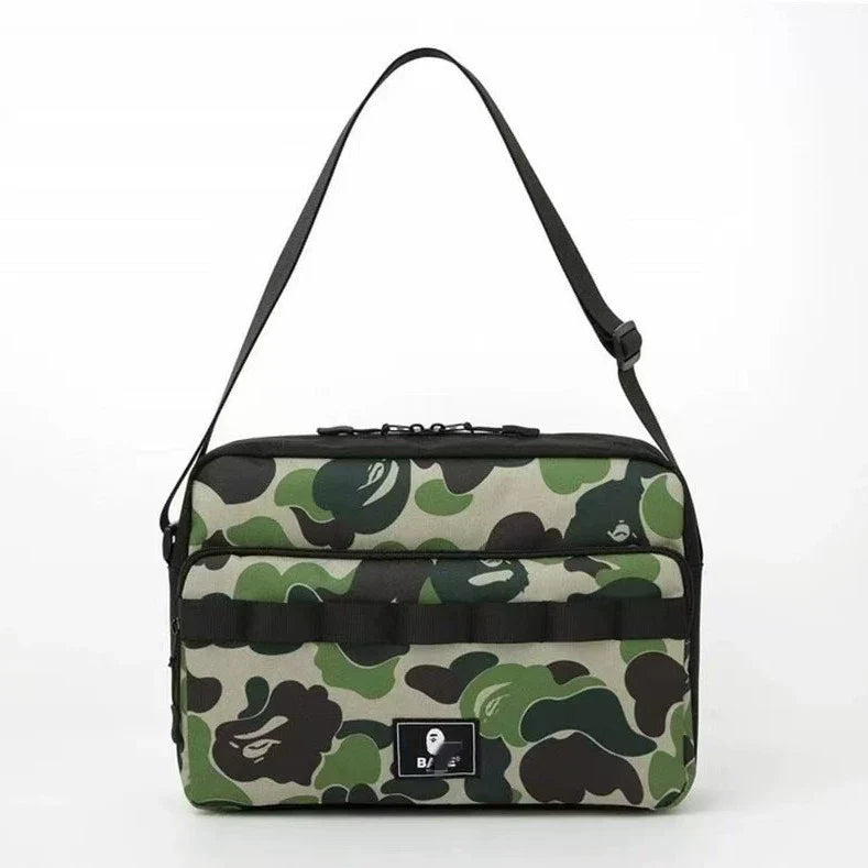 BAPE Camo Nylon Crossbody Shoulder Bag Edition 5599 - Detail View 5