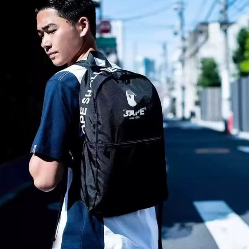 BAPE Nylon Graphic Backpack Edition 9395 - Detail View 4