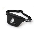 BAPE PU Leather Graphic Chest Sling Bag - Chest Bag - View 1