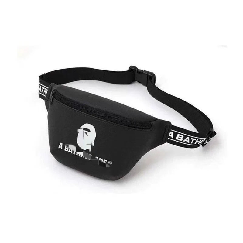 BAPE PU Leather Graphic Chest Sling Bag - Chest Bag - View 1
