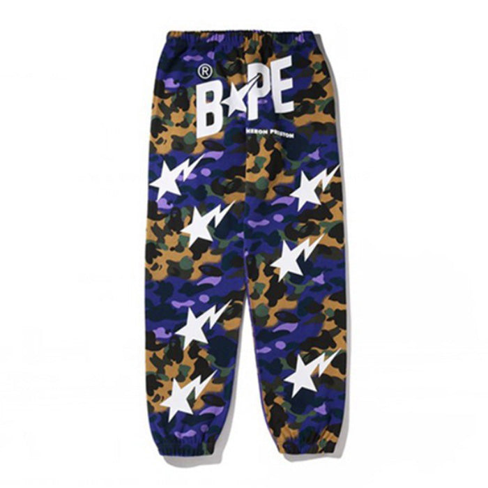 BAPE Star Camo Shark Pants - image 1