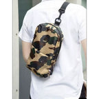 Camo Water-resistant Chest Sling Bag - Camo Padded Chest Bag - View 1