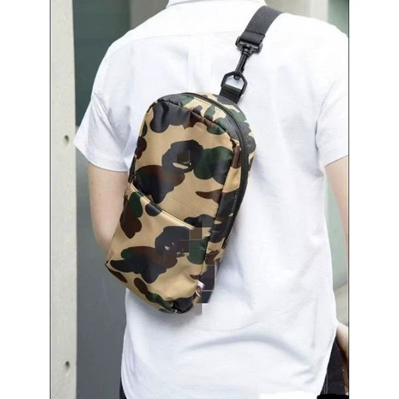 Camo Water-resistant Chest Sling Bag - Camo Padded Chest Bag - View 1