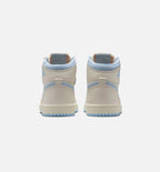 Air Jordan 1 Retro High OG Psychic Blue Preschool Lifestyle Shoe - Pale Ivory/Psychic Blue/Coconut Milk