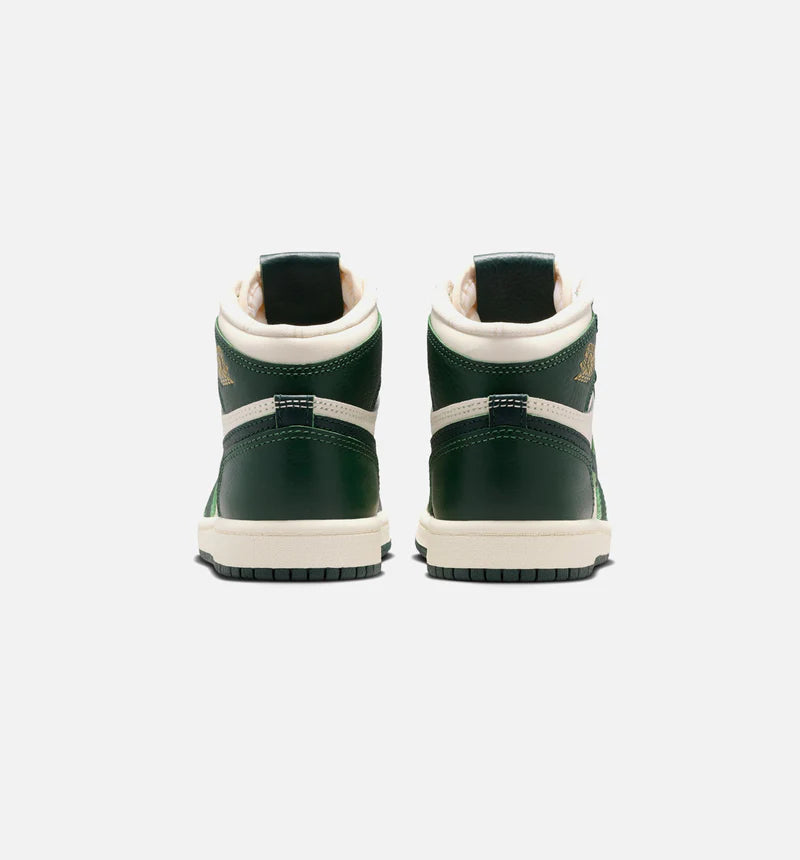 Air Jordan 1 Retro High OG Pro Green Preschool Lifestyle Shoe