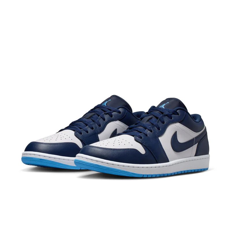 Air Jordan 1 Low Mens - Midnight Navy / University Blue