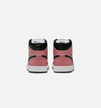 Air Jordan 1 Mid Mens Lifestyle Shoe - White/Rust Pink/Black