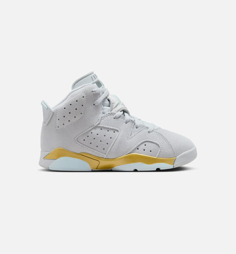Air Jordan 6 Retro Pearl Preschool Lifestyle Shoe -