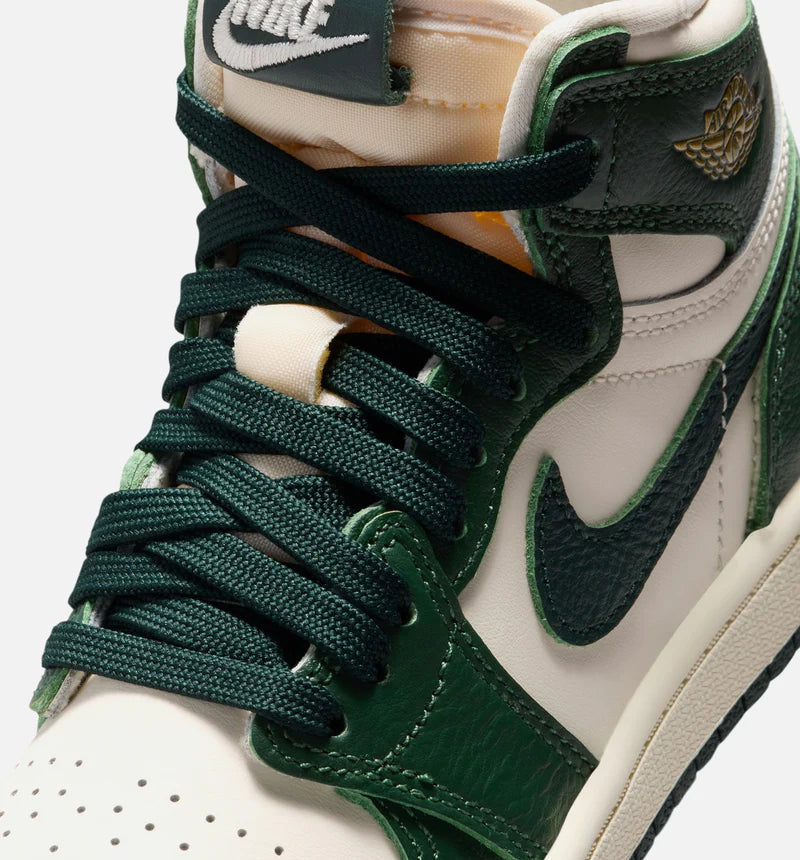 Air Jordan 1 Retro High OG Pro Green Preschool Lifestyle Shoe