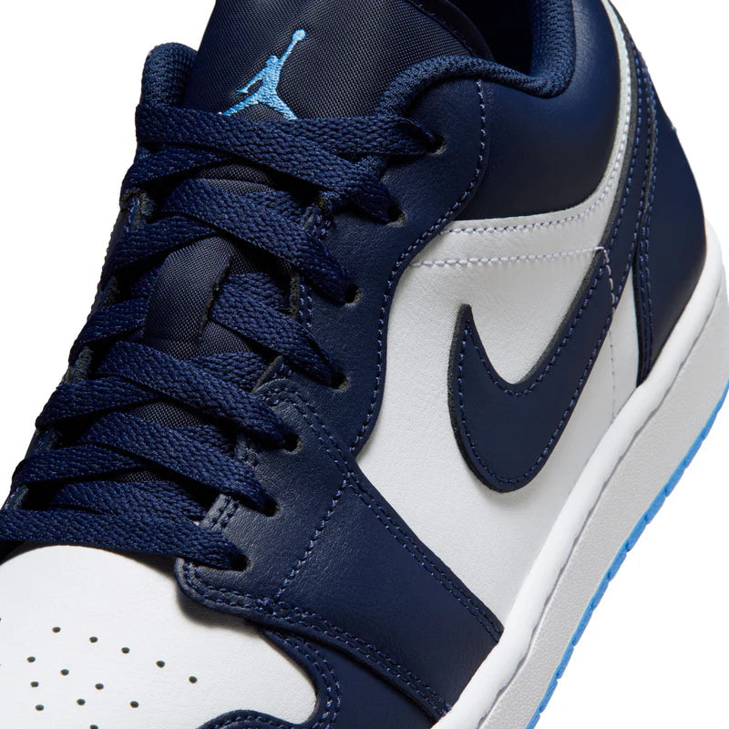 Air Jordan 1 Low Mens - Midnight Navy / University Blue