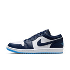 Air Jordan 1 Low Mens - Midnight Navy / University Blue