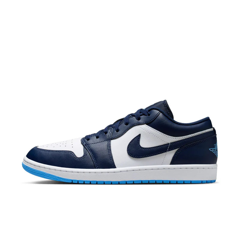 Air Jordan 1 Low Mens - Midnight Navy / University Blue