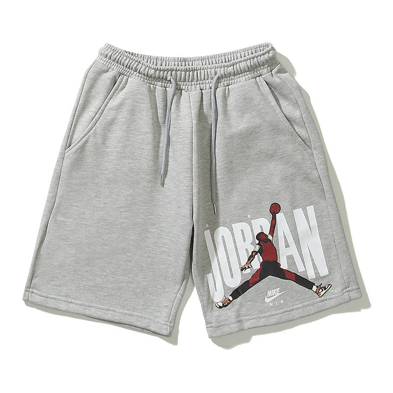 Jordan Unisex Cotton Graphic Lettering Shorts