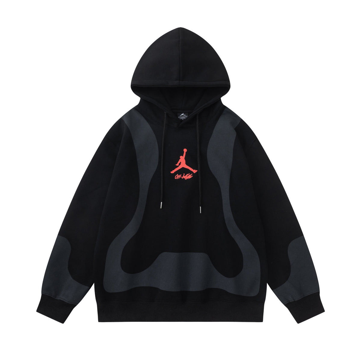 Jordan AJ × OW Collaboration Embroidered Hoodie