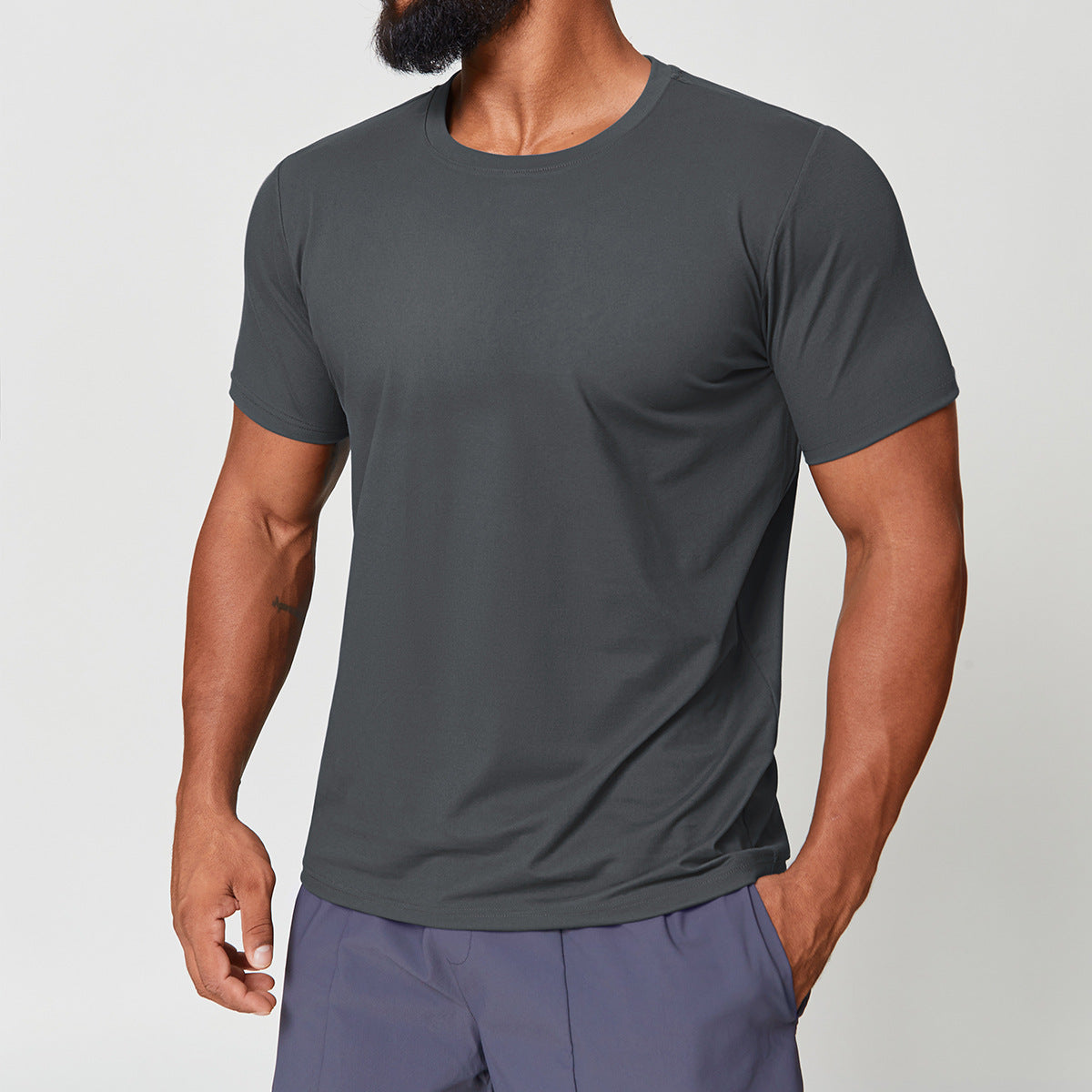 Men's Short-Sleeve Athletic T-Shirt for Training & Everyday Wear
