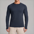 Men's Breathable Long-Sleeve Athletic T-Shirt