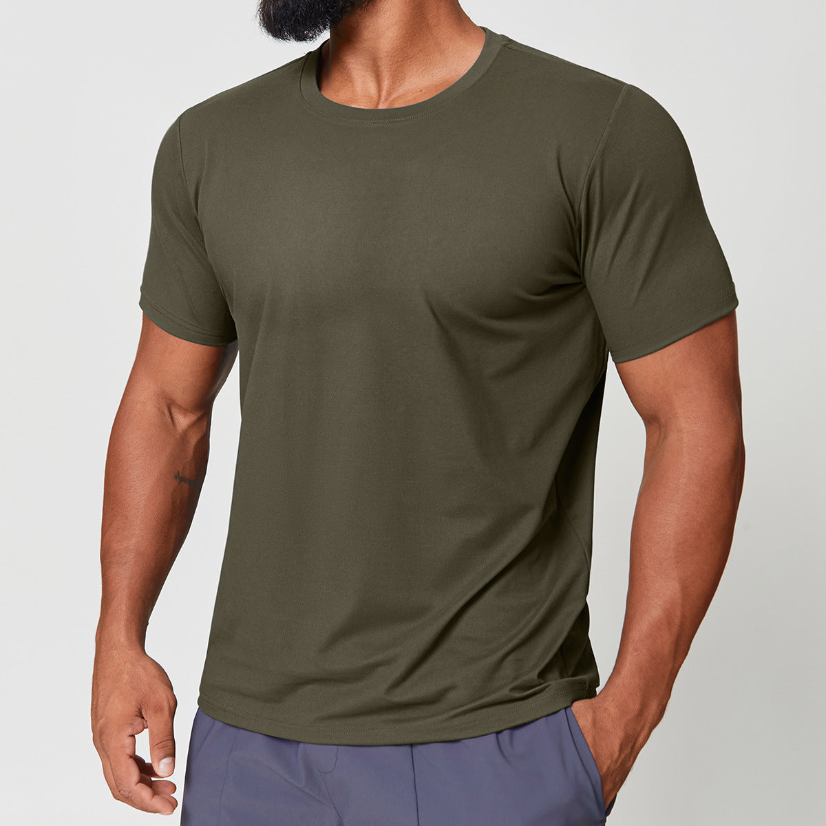 Men's Short-Sleeve Athletic T-Shirt for Training & Everyday Wear