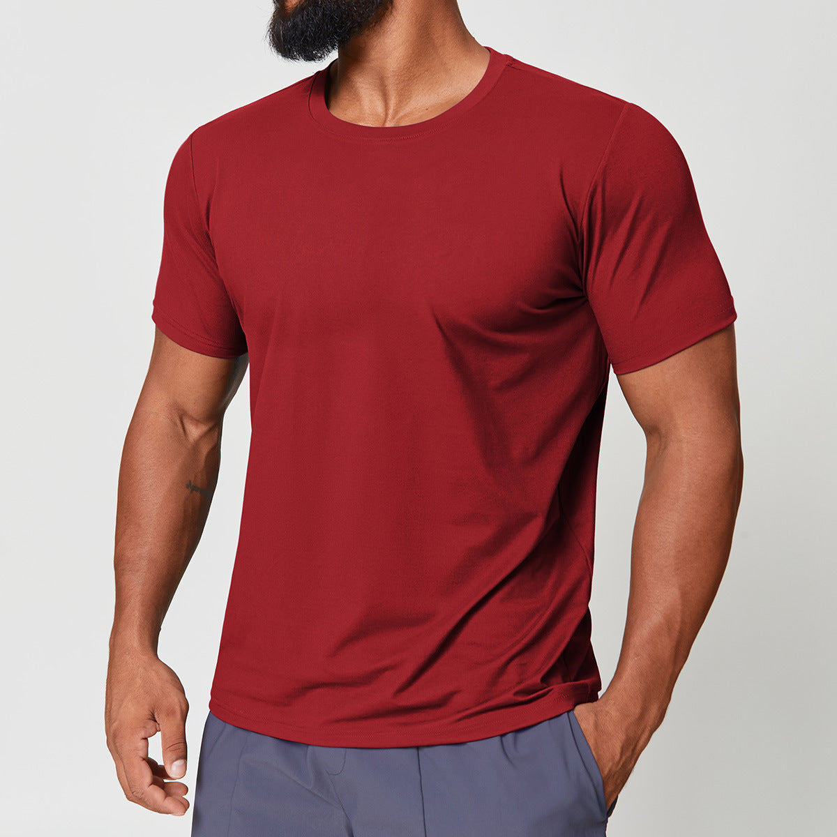 Men's Short-Sleeve Athletic T-Shirt for Training & Everyday Wear