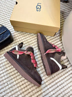 UGG Mauve Mel Suede Mesh Low-Top Shoes - product view 3