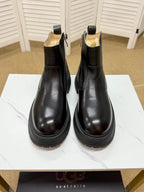 UGG Black Leather Side-Zip Boots - product view 2