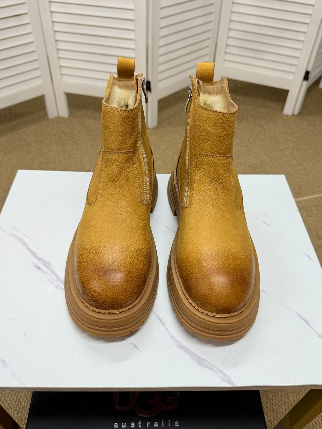 UGG Chestnut Leather Chelsea Boots - product view 2