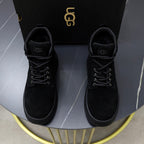 UGG Black Nubuck Lace-Up Winter Boots - product view 2