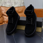 UGG Black Nubuck Lace-Up Winter Boots - product view 7