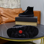 UGG Black Nubuck Lace-Up Winter Boots - product view 9