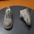 UGG Gray Suede Lace-Up Casual Shoes - product view 7