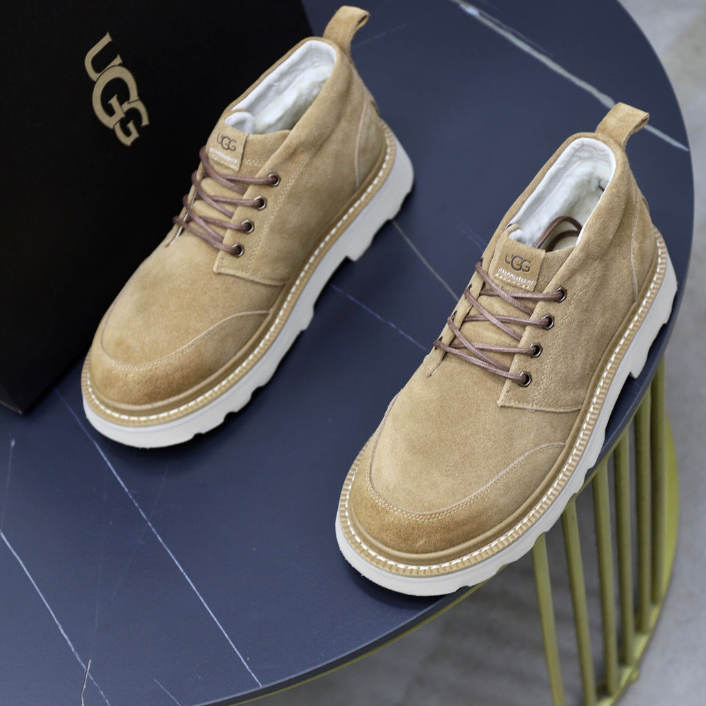UGG Sand Suede Lace-Up Casual Shoes - product view 3