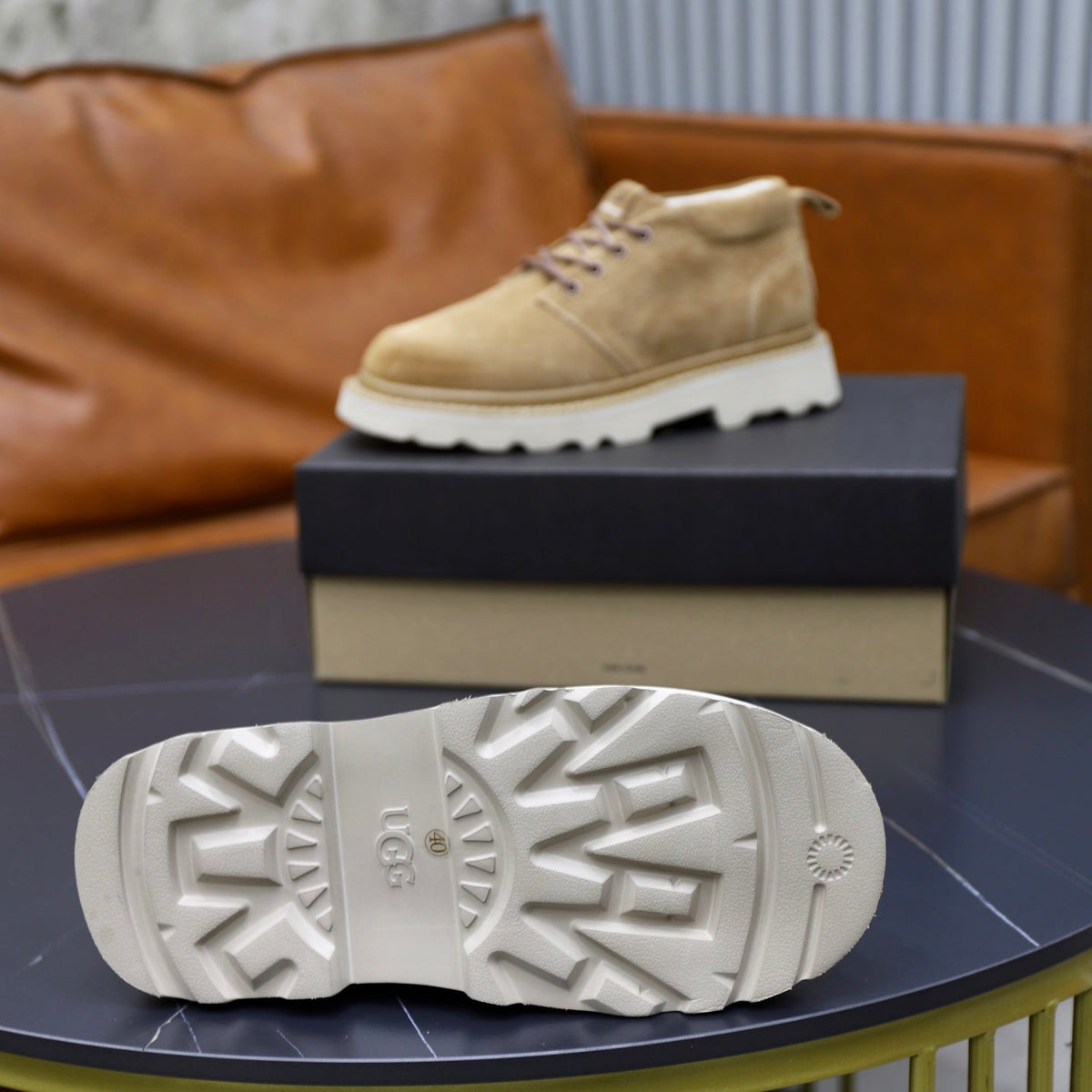 UGG Sand Suede Lace-Up Casual Shoes - product view 9